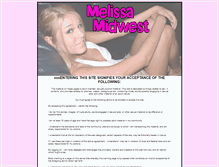 Tablet Screenshot of melissamidwest.com
